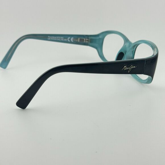 Maui Jim Italy MJ219-03 PUNCHBOWL 54-17-135 Black/Blue Sunglasses Frame H12928 - Picture 4 of 7